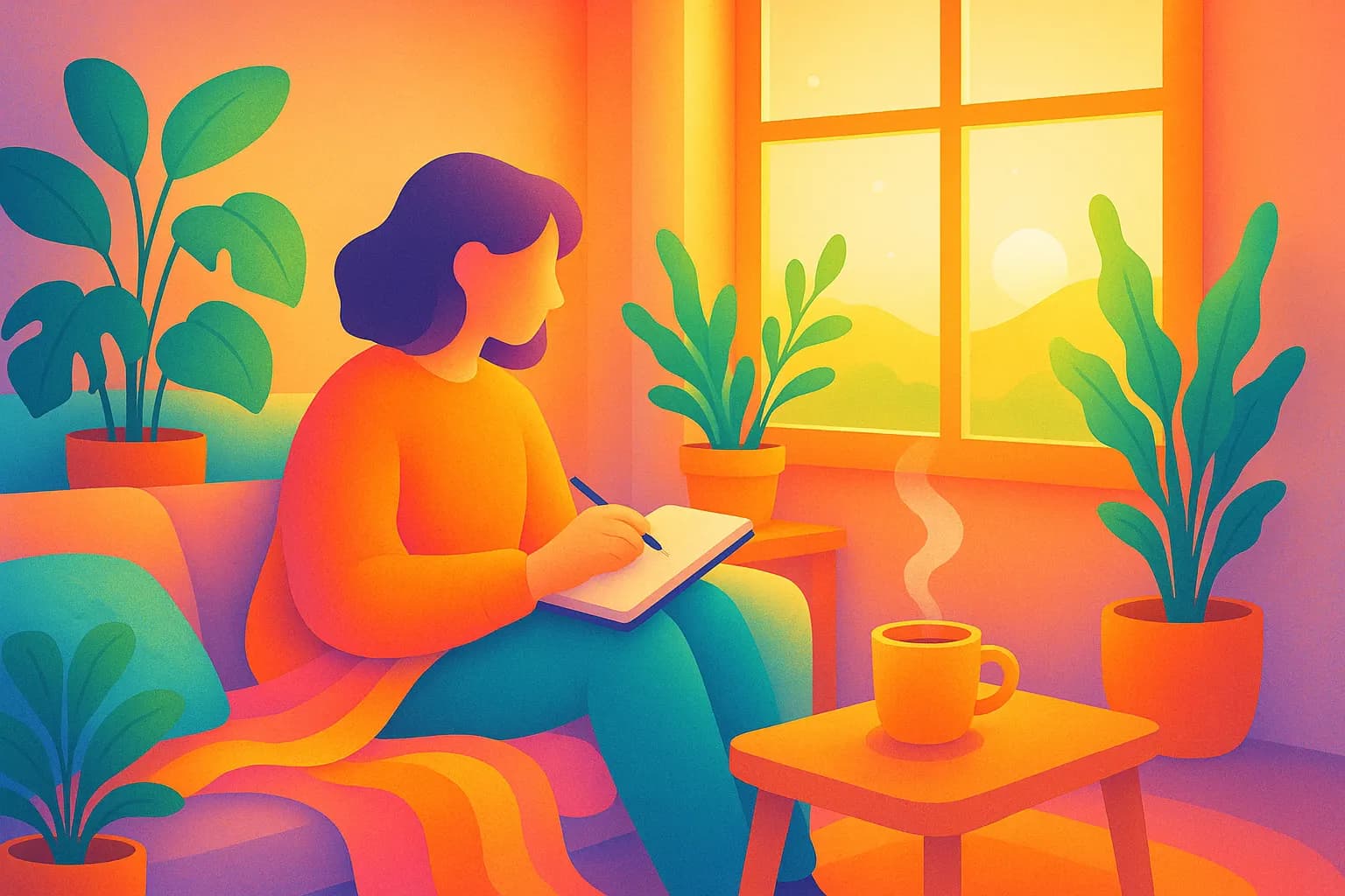 Invierno con calidez: Cómo cultivar autocompasión y calma cuando los días son fr