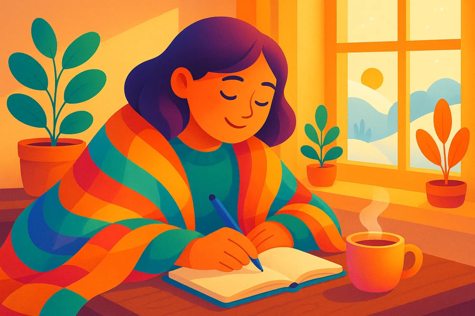 Rutinas acogedoras y journaling: Anímate este invierno con pequeños hábitos