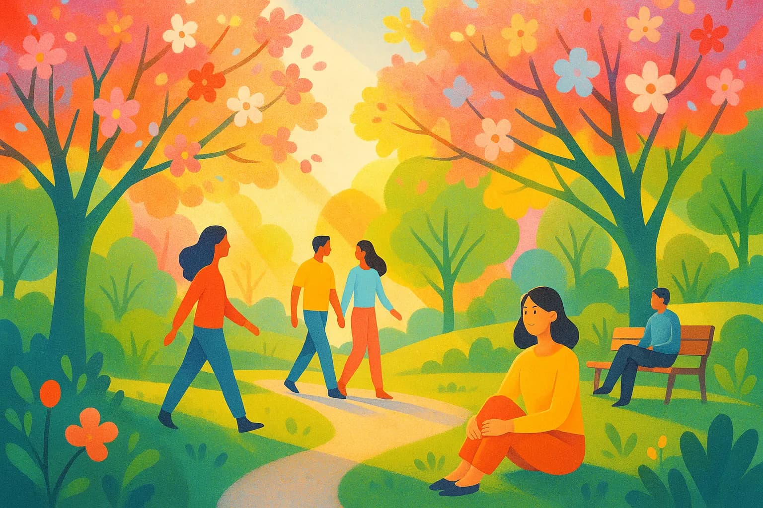 Printemps et humeur : ce que la recherche révèle sur la connexion à la nature