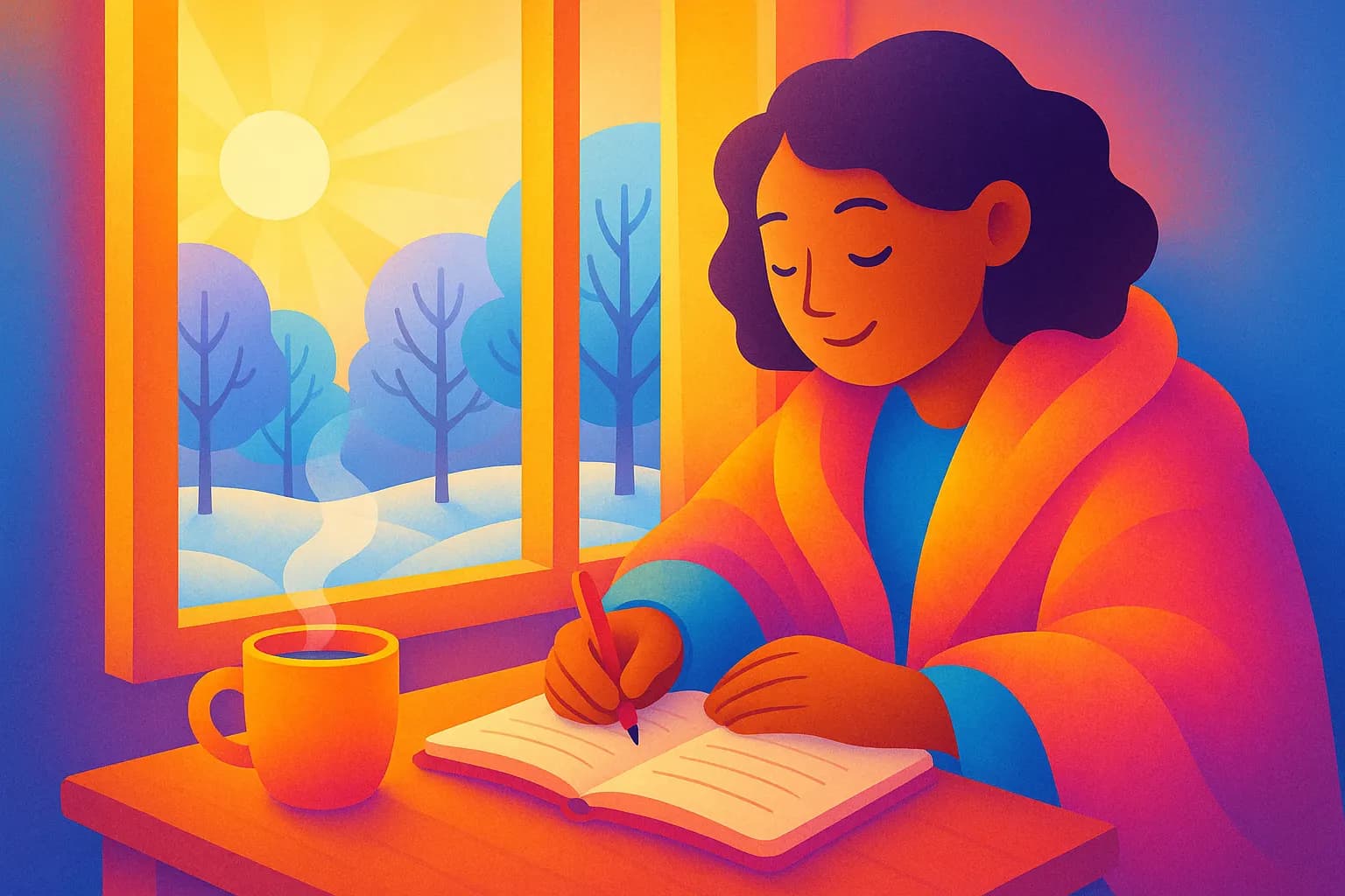 Explorer la pleine conscience en hiver : petits rituels pour apaiser l’esprit