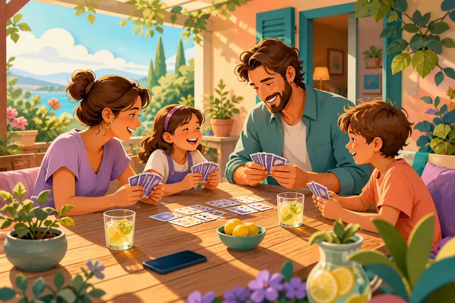 Écrans en vacances en famille : 7 règles sans conflit
