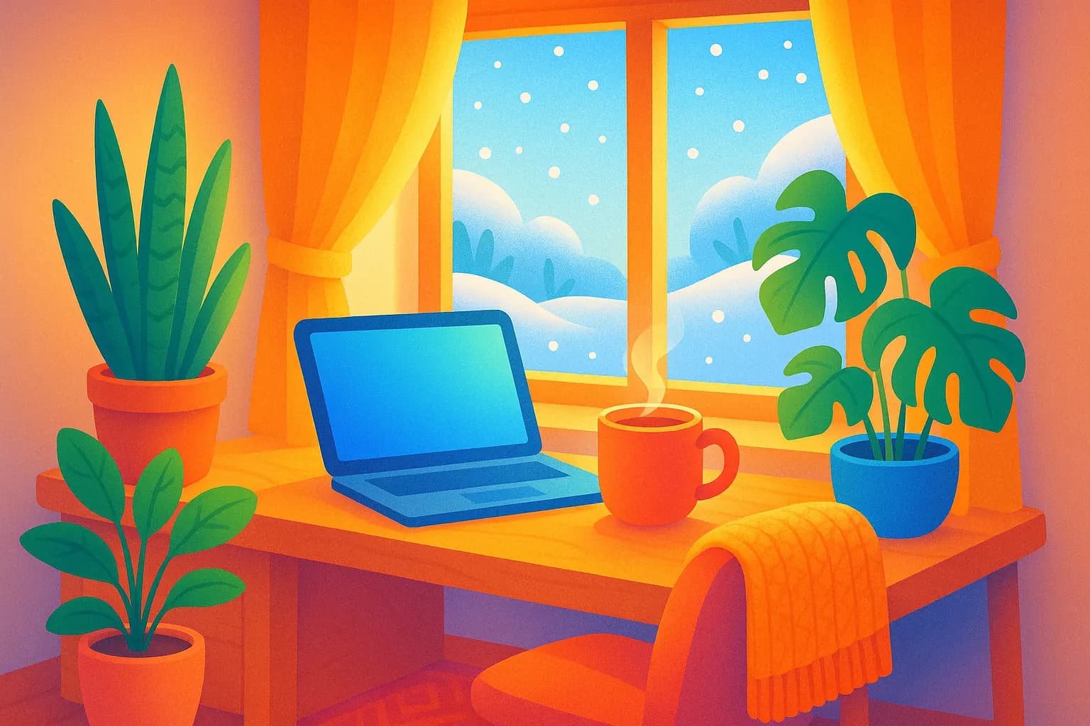 Réchauffer l’ambiance au bureau : petites routines d’hiver pour le moral au trav